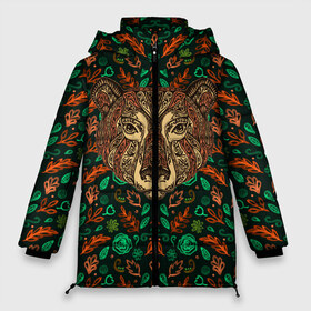 Женская зимняя куртка 3D с принтом Лесной Орнамент Медведь в Новосибирске, верх — 100% полиэстер; подкладка — 100% полиэстер; утеплитель — 100% полиэстер | длина ниже бедра, силуэт Оверсайз. Есть воротник-стойка, отстегивающийся капюшон и ветрозащитная планка. 

Боковые карманы с листочкой на кнопках и внутренний карман на молнии | earth | flowers | forest | lion | neon | беж | весенняя | весна | зелень | земля | зима | зимняя | искусство | космос | лев | лес | медведь | медвежонок | море | неон | океан | осенняя | природа | приятная | растения