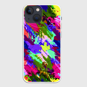 Чехол для iPhone 13 mini с принтом Краска в Новосибирске,  |  | abstraction | expression | impressionism | абстракция | импрессионизм | краска | цвет | экспрессия