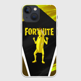 Чехол для iPhone 13 mini с принтом Fortnite PEELY в Новосибирске,  |  | battle royale | fortnite | fortnite peely | game | peely | банан | игра | киберспорт | компьютерная игра | королевская битва | фортнайт | фортнайт 2 | фортнайт 3 | фортнайт банан | фортнайт глава 2 | фортнайт глава 3