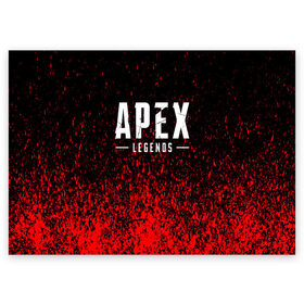 Поздравительная открытка с принтом Apex Legends. в Новосибирске, 100% бумага | плотность бумаги 280 г/м2, матовая, на обратной стороне линовка и место для марки
 | Тематика изображения на принте: apex | apex legends | battle | battle royal | bloodhound | titanfall | wraith | апекс | апекс легендс | батл | битва | война | королевская битва | легендс | рояль
