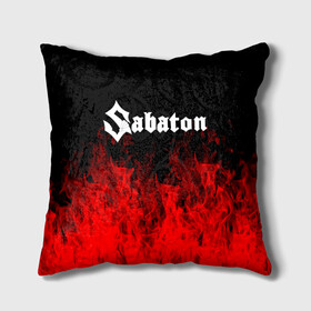 Подушка 3D с принтом Sabaton. в Новосибирске, наволочка – 100% полиэстер, наполнитель – холлофайбер (легкий наполнитель, не вызывает аллергию). | состоит из подушки и наволочки. Наволочка на молнии, легко снимается для стирки | battle metal | sabaton | военная тематика | военные песни | война | история войны | классика | музыка | патриотизм | рок | рок группа | сабатон | солдаты | шведская хэви пауэр метал группа