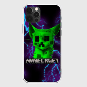 Чехол для iPhone 12 Pro Max с принтом MINECRAFT CREEPER CAT в Новосибирске, Силикон |  | Тематика изображения на принте: creeper | game | minecraft | блоки | игра | квадраты | компьютерная | крипер | криппер | майнкрафт | огонь