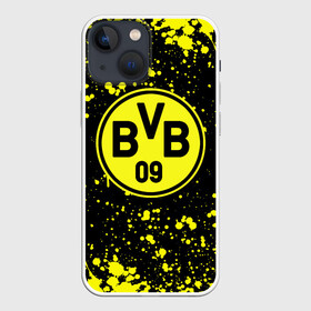 Чехол для iPhone 13 mini с принтом BORUSSIA. в Новосибирске,  |  | borussia | fc | football | football club | sport | боруссия | боруссия дортмунд | дортмунда | немецкий футбольный клуб | спорт | уефа | униформа | фирменные цвета | фк | футбол | футбольный клуб