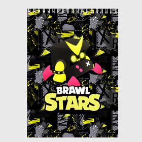 Скетчбук с принтом 8 bit black brawl stars 8 бит в Новосибирске, 100% бумага
 | 48 листов, плотность листов — 100 г/м2, плотность картонной обложки — 250 г/м2. Листы скреплены сверху удобной пружинной спиралью | Тематика изображения на принте: 8 bit | 8 бит | brawl | brawl stars | brawlstars | brawl_stars | jessie | бравл | бравлстарс