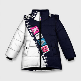 Зимняя куртка для девочек 3D с принтом Краш в Новосибирске, ткань верха — 100% полиэстер; подклад — 100% полиэстер, утеплитель — 100% полиэстер. | длина ниже бедра, удлиненная спинка, воротник стойка и отстегивающийся капюшон. Есть боковые карманы с листочкой на кнопках, утяжки по низу изделия и внутренний карман на молнии. 

Предусмотрены светоотражающий принт на спинке, радужный светоотражающий элемент на пуллере молнии и на резинке для утяжки. | Тематика изображения на принте: 10 | instagram | niletto | youtube | блек | блогер | видеоблогер | данила | звезда | знаменитая | инстаграм | клава | краш | лого | музыка | музыкальный | музыкант | нилето | нилетто | певец | певица | песня | поп