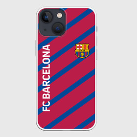 Чехол для iPhone 13 mini с принтом BARSELONA. в Новосибирске,  |  | fc | fc barcelona | football | football club | sport | барса | испанский футбольный клуб | спорт | уефа | униформа | фирменные цвета | фк | фк барселона | футбол | футбольный клуб