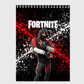 Скетчбук с принтом Fortnite Ikonik в Новосибирске, 100% бумага
 | 48 листов, плотность листов — 100 г/м2, плотность картонной обложки — 250 г/м2. Листы скреплены сверху удобной пружинной спиралью | Тематика изображения на принте: archetype | fortnite | fortnite 2 | fortnite x | ikonik | marshmello | raven | архетип | ворон | иконик | маршмелло | фортнайт | фортнайт 2 | фортнайт глава 2