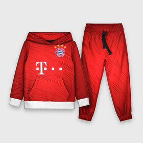 Детский костюм 3D (с толстовкой) с принтом BAYERN MUNCHEN. в Новосибирске,  |  | fc | fc bayern munich | football | football club | sport | клуб германии | мюнхен | немецкий футбольный клуб | спорт | уефа | униформа | фирменные цвета | фк | футбол | футбольный клуб | футбольный клуб бавария