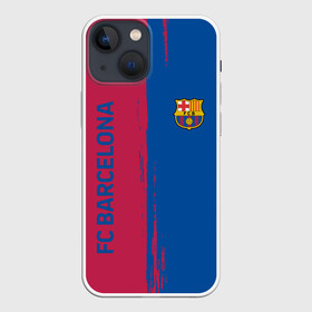 Чехол для iPhone 13 mini с принтом BARSELONA. в Новосибирске,  |  | fc | fc barcelona | football | football club | sport | барса | испанский футбольный клуб | спорт | уефа | униформа | фирменные цвета | фк | фк барселона | футбол | футбольный клуб