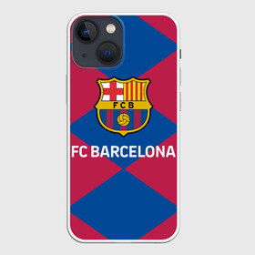 Чехол для iPhone 13 mini с принтом BARSELONA. в Новосибирске,  |  | fc | fc barcelona | football | football club | sport | барса | испанский футбольный клуб | спорт | уефа | униформа | фирменные цвета | фк | фк барселона | футбол | футбольный клуб