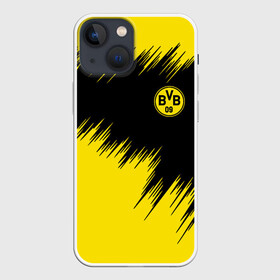 Чехол для iPhone 13 mini с принтом BORUSSIA. в Новосибирске,  |  | borussia | fc | football | football club | sport | боруссия | боруссия дортмунд | дортмунда | немецкий футбольный клуб | спорт | уефа | униформа | фирменные цвета | фк | футбол | футбольный клуб