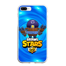 Чехол для iPhone 7Plus/8 Plus матовый с принтом Darryl brawl stars Дэррил в Новосибирске, Силикон | Область печати: задняя сторона чехла, без боковых панелей | Тематика изображения на принте: brawl | brawl stars | brawlstars | brawl_stars | darryl | jessie | бравл | бравлстарс | дэррил