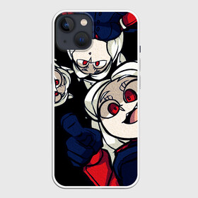 Чехол для iPhone 13 с принтом Мультяшные герои Helltaker в Новосибирске,  |  | anime | azazel | hell | helltaker | justice | lucifer | malina | modeus | pandemonica | zdrada | ад | аниме | демон | демонесса | здрада | иероглифы | люцифер | малина | модеус | пандемоника | правосудие | хеллтейкер | хэлтей