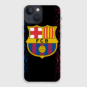 Чехол для iPhone 13 mini с принтом BARSELONA. в Новосибирске,  |  | fc | fc barcelona | football | football club | sport | барса | испанский футбольный клуб | спорт | уефа | униформа | фирменные цвета | фк | фк барселона | футбол | футбольный клуб