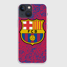 Чехол для iPhone 13 mini с принтом BARSELONA. в Новосибирске,  |  | fc | fc barcelona | football | football club | sport | барса | испанский футбольный клуб | спорт | уефа | униформа | фирменные цвета | фк | фк барселона | футбол | футбольный клуб