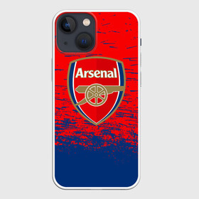 Чехол для iPhone 13 mini с принтом ARSENAL. в Новосибирске,  |  | fc | football | football club | sport | британский футбольный клуб | спорт | уефа | униформа | фирменные цвета | фк | футбол | футбольный клуб
