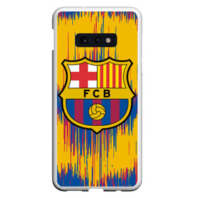 Чехол для Samsung S10E с принтом FC BARCELONA в Новосибирске, Силикон | Область печати: задняя сторона чехла, без боковых панелей | barca | barcelona | fc barca | барка | барселона