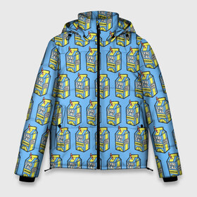 Мужская зимняя куртка 3D с принтом Lyrical Lemonade Pattern в Новосибирске, верх — 100% полиэстер; подкладка — 100% полиэстер; утеплитель — 100% полиэстер | длина ниже бедра, свободный силуэт Оверсайз. Есть воротник-стойка, отстегивающийся капюшон и ветрозащитная планка. 

Боковые карманы с листочкой на кнопках и внутренний карман на молнии. | benet | bennett | cole | lemonade | lyrical | беннетт | коул | лемонад | лемонаде | лемонэйд | лимонад | лимонэйд | лирикал | лирикл