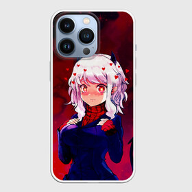 Чехол для iPhone 13 Pro с принтом Cute Modeus в Новосибирске,  |  | Тематика изображения на принте: anime | azazel | hell | helltaker | justice | lucifer | malina | modeus | pandemonica | zdrada | ад | аниме | демон | демонесса | здрада | люцифер | малина | модеус | пандемоника | правосудие | хеллтейкер | хэлтейкер | цербер