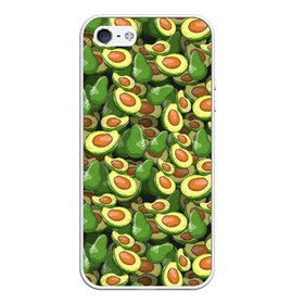 Чехол для iPhone 5/5S матовый с принтом avocado в Новосибирске, Силикон | Область печати: задняя сторона чехла, без боковых панелей | avocado | авокадо | веганство | вегетарианство | еда | зеленый | земля | зож | листья | овощи | позиция | природа | фрукты