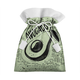 Подарочный 3D мешок с принтом avocado в Новосибирске, 100% полиэстер | Размер: 29*39 см | Тематика изображения на принте: avocado | авокадо | веганство | вегетарианство | еда | зеленый | земля | зож | листья | овощи | позиция | природа | фрукты