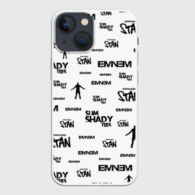 Чехол для iPhone 13 mini с принтом Eminem в Новосибирске,  |  | aftermath | hip | hop | kamikaze | music | music to be murdered by | rap | remastered | vevo | маршалл брюс мэтерс | слим шейди | эминем