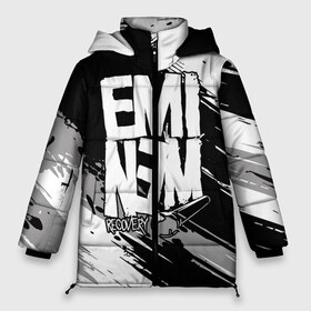 Женская зимняя куртка 3D с принтом Eminem в Новосибирске, верх — 100% полиэстер; подкладка — 100% полиэстер; утеплитель — 100% полиэстер | длина ниже бедра, силуэт Оверсайз. Есть воротник-стойка, отстегивающийся капюшон и ветрозащитная планка. 

Боковые карманы с листочкой на кнопках и внутренний карман на молнии | aftermath | hip | hop | kamikaze | music | music to be murdered by | rap | remastered | vevo | маршалл брюс мэтерс | слим шейди | эминем