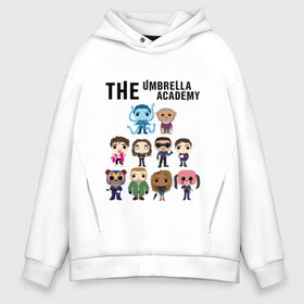 Мужское худи Oversize хлопок с принтом The umbrella academy (Z) в Новосибирске, френч-терри — 70% хлопок, 30% полиэстер. Мягкий теплый начес внутри —100% хлопок | боковые карманы, эластичные манжеты и нижняя кромка, капюшон на магнитной кнопке | dark horse comics | the umbrella academy | академия амбрелла | белая скрипка | бен харгривз | комикс | комильфо | космобой | кракен | реджинальд харгривз | сеанс | слух