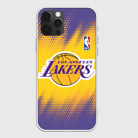 Чехол для iPhone 12 Pro Max с принтом Los Angeles Lakers в Новосибирске, Силикон |  | basketball | game | lakers | los angeles | los angeles lakers | nba | sport | баскетбол | игра | лейкерс | лос анджелес | лос анджелес лейкерс | нба | спорт