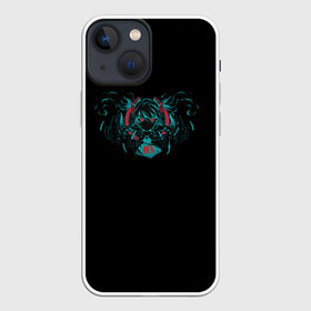 Чехол для iPhone 13 mini с принтом Красные глаза Hatsune Miku в Новосибирске,  |  | anime | art | dark | evil | hatsune miku | neon