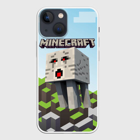 Чехол для iPhone 13 mini с принтом Minecraft в Новосибирске,  |  | minecraft | копатель | кубики | майкрафт | майнкрафт | мморг | мультиплеер | пиксели | пиксельная игра | развивающая игра | рпг | строительство | стройка