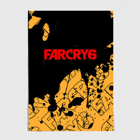 Постер с принтом FAR CRY 6 / ФАР КРАЙ 6 в Новосибирске, 100% бумага
 | бумага, плотность 150 мг. Матовая, но за счет высокого коэффициента гладкости имеет небольшой блеск и дает на свету блики, но в отличии от глянцевой бумаги не покрыта лаком | cry | dawn | far | far cry 6 | farcry | farcry 6 | farcry6 | game | games | logo | new | primal | six | антон | дэни | игра | игры | кастильо | край | лого | логотип | рохас | символ | символы | фар | фар край 6 | фаркрай | фаркрай 6 | фаркрай6