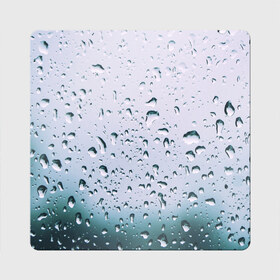 Магнит виниловый Квадрат с принтом Капли окно стекло дождь серо в Новосибирске, полимерный материал с магнитным слоем | размер 9*9 см, закругленные углы | абстракция | блики | боке | брызги | вечер | вода | градиент | дача | дождь | капли | капли на стекле | лес | лето | мрачно | окно | природа | роса | свет | силуэты | симметрия | текстура | темный | фото