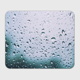 Коврик для мышки прямоугольный с принтом Капли окно стекло дождь серо в Новосибирске, натуральный каучук | размер 230 х 185 мм; запечатка лицевой стороны | Тематика изображения на принте: абстракция | блики | боке | брызги | вечер | вода | градиент | дача | дождь | капли | капли на стекле | лес | лето | мрачно | окно | природа | роса | свет | силуэты | симметрия | текстура | темный | фото