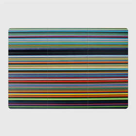 Магнитный плакат 3Х2 с принтом РАзноцыетные линии полосы хаос в Новосибирске, Полимерный материал с магнитным слоем | 6 деталей размером 9*9 см | линии | полосатый | полосы | поперечный | разноцветный | разный | рисунок | ровные | хаотичный | цветной