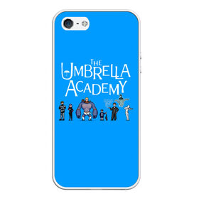 Чехол для iPhone 5/5S матовый с принтом The umbrella academy в Новосибирске, Силикон | Область печати: задняя сторона чехла, без боковых панелей | Тематика изображения на принте: dark horse comics | netflix | the umbrella academy | umbrella | академия амбрелла | белая скрипка | бен харгривз | комикс | комильфо | космобой | кракен | реджинальд харгривз | сеанс | слух