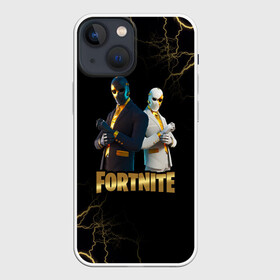 Чехол для iPhone 13 mini с принтом Shadow And Ghost Fortnite в Новосибирске,  |  | Тематика изображения на принте: fortnite | fortnite chapter 2 | fortnite shadow and ghost team | logo fortnite | shadow and ghost | shadow ghost | все персонажи | герои фортнайт | лого фортнайт | логотип фортнайт | название фортнайт | сезон 2 | тени и призраки | фортнайт