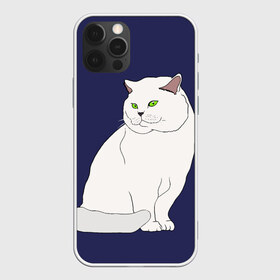 Чехол для iPhone 12 Pro Max с принтом Белый британский котик в Новосибирске, Силикон |  | cat | cute | kitten | meow | британец | британский | взгляд | друзья | животные | зверек | зверюшки | каваи | киска | котенок | котик | коты | котята | кошак | кошечки | кошки | лапы | милые | мордочка | мяу | няшные