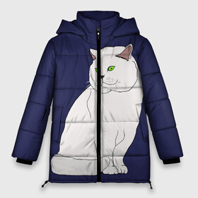 Женская зимняя куртка Oversize с принтом Белый британский котик в Новосибирске, верх — 100% полиэстер; подкладка — 100% полиэстер; утеплитель — 100% полиэстер | длина ниже бедра, силуэт Оверсайз. Есть воротник-стойка, отстегивающийся капюшон и ветрозащитная планка. 

Боковые карманы с листочкой на кнопках и внутренний карман на молнии | cat | cute | kitten | meow | британец | британский | взгляд | друзья | животные | зверек | зверюшки | каваи | киска | котенок | котик | коты | котята | кошак | кошечки | кошки | лапы | милые | мордочка | мяу | няшные
