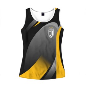 Женская майка 3D с принтом Juventus Uniform в Новосибирске, 100% полиэстер | круглая горловина, прямой силуэт, длина до линии бедра | fc | football | fotball club | juventus | juventus uniform | sport | спорт | спортивные | униформа | фирменые цвета | фк | футбол | футбольный клуб | ювентус | ювентус униформа