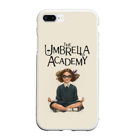 Чехол для iPhone 7Plus/8 Plus матовый с принтом The umbrella academy в Новосибирске, Силикон | Область печати: задняя сторона чехла, без боковых панелей | Тематика изображения на принте: dark horse comics | netflix | the umbrella academy | umbrella | академия амбрелла | белая скрипка | бен харгривз | комикс | комильфо | космобой | кракен | реджинальд харгривз | сеанс | слух