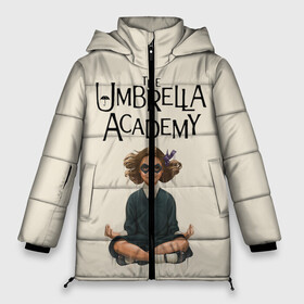 Женская зимняя куртка 3D с принтом The umbrella academy в Новосибирске, верх — 100% полиэстер; подкладка — 100% полиэстер; утеплитель — 100% полиэстер | длина ниже бедра, силуэт Оверсайз. Есть воротник-стойка, отстегивающийся капюшон и ветрозащитная планка. 

Боковые карманы с листочкой на кнопках и внутренний карман на молнии | dark horse comics | netflix | the umbrella academy | umbrella | академия амбрелла | белая скрипка | бен харгривз | комикс | комильфо | космобой | кракен | реджинальд харгривз | сеанс | слух