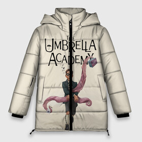 Женская зимняя куртка 3D с принтом The umbrella academy в Новосибирске, верх — 100% полиэстер; подкладка — 100% полиэстер; утеплитель — 100% полиэстер | длина ниже бедра, силуэт Оверсайз. Есть воротник-стойка, отстегивающийся капюшон и ветрозащитная планка. 

Боковые карманы с листочкой на кнопках и внутренний карман на молнии | dark horse comics | netflix | the umbrella academy | umbrella | академия амбрелла | белая скрипка | бен харгривз | комикс | комильфо | космобой | кракен | реджинальд харгривз | сеанс | слух