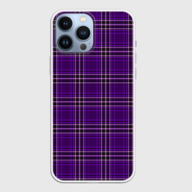 Чехол для iPhone 13 Pro Max с принтом The Gentlemen Violet в Новосибирске,  |  | Тематика изображения на принте: boys | cell | gentlmen | pattern | боевик | гайричи | геометрия | джентельмены | джентльмен | квадраты | клетка | клетчатый | комедия | криминал | линии | мужские | пацанские | полоска | полосы | текстура | узор