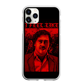 Чехол для iPhone 11 Pro матовый с принтом Пабло (I feel Like Escobar) в Новосибирске, Силикон |  | барон | вещество | власть | глюк | дурман | зависимость | игла | кайф | кофеин | любовь | мак | морф | пабло | флекс | хайп
