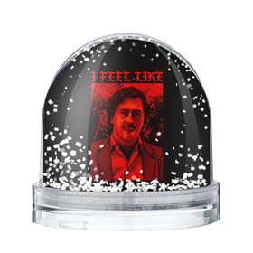Снежный шар с принтом Пабло (I feel Like Escobar) в Новосибирске, Пластик | Изображение внутри шара печатается на глянцевой фотобумаге с двух сторон | барон | вещество | власть | глюк | дурман | зависимость | игла | кайф | кофеин | любовь | мак | морф | пабло | флекс | хайп