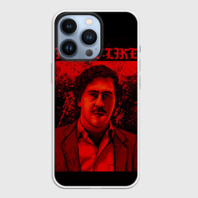 Чехол для iPhone 13 Pro с принтом Пабло (I feel Like Escobar) в Новосибирске,  |  | барон | вещество | власть | глюк | дурман | зависимость | игла | кайф | кофеин | любовь | мак | морф | пабло | флекс | хайп