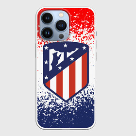 Чехол для iPhone 13 Pro с принтом ATLETICO MADRID. в Новосибирске,  |  | atletico madrid | fc | football | football club | sport | атлетико мадрид | испанский футбольный клуб | мадрид | спорт | уефа | униформа | фирменные цвета | фк | футбол | футбольный клуб