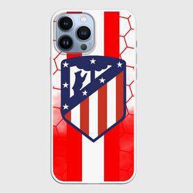 Чехол для iPhone 13 Pro Max с принтом ATLETICO MADRID. в Новосибирске,  |  | atletico madrid | fc | football | football club | sport | атлетико мадрид | испанский футбольный клуб | мадрид | спорт | уефа | униформа | фирменные цвета | фк | футбол | футбольный клуб