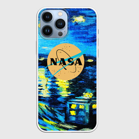 Чехол для iPhone 13 Pro Max с принтом NASA   ВАНГОГ NASA в Новосибирске,  |  | galaxy | nasa | nebula | space | star | абстракция | вангог | вселенная | галактика | звезда | звезды | космический | наса | планеты